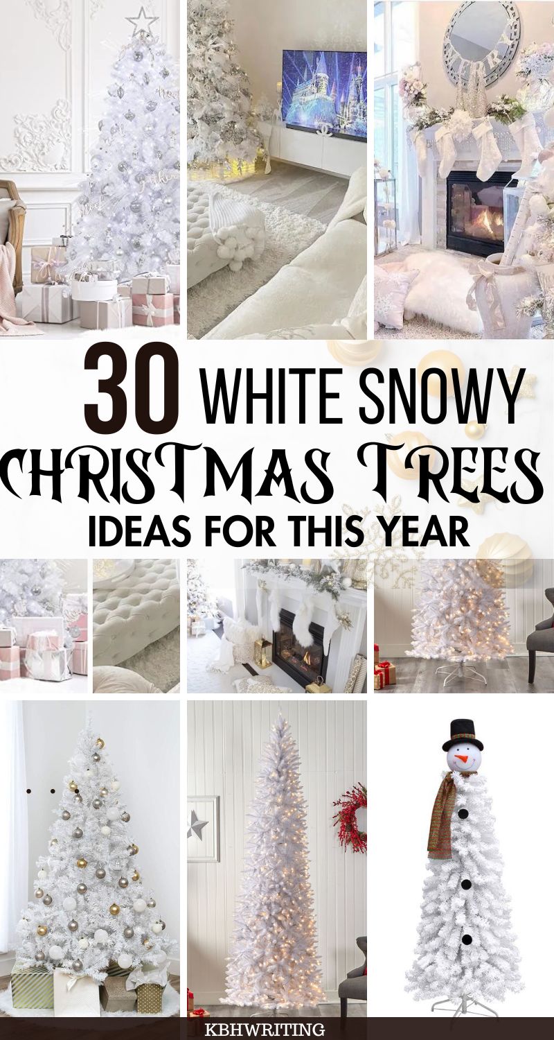  White Christmas Tree Ideas