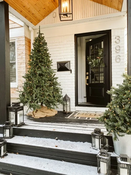 Cozy Winter Front Porch Decor Ideas