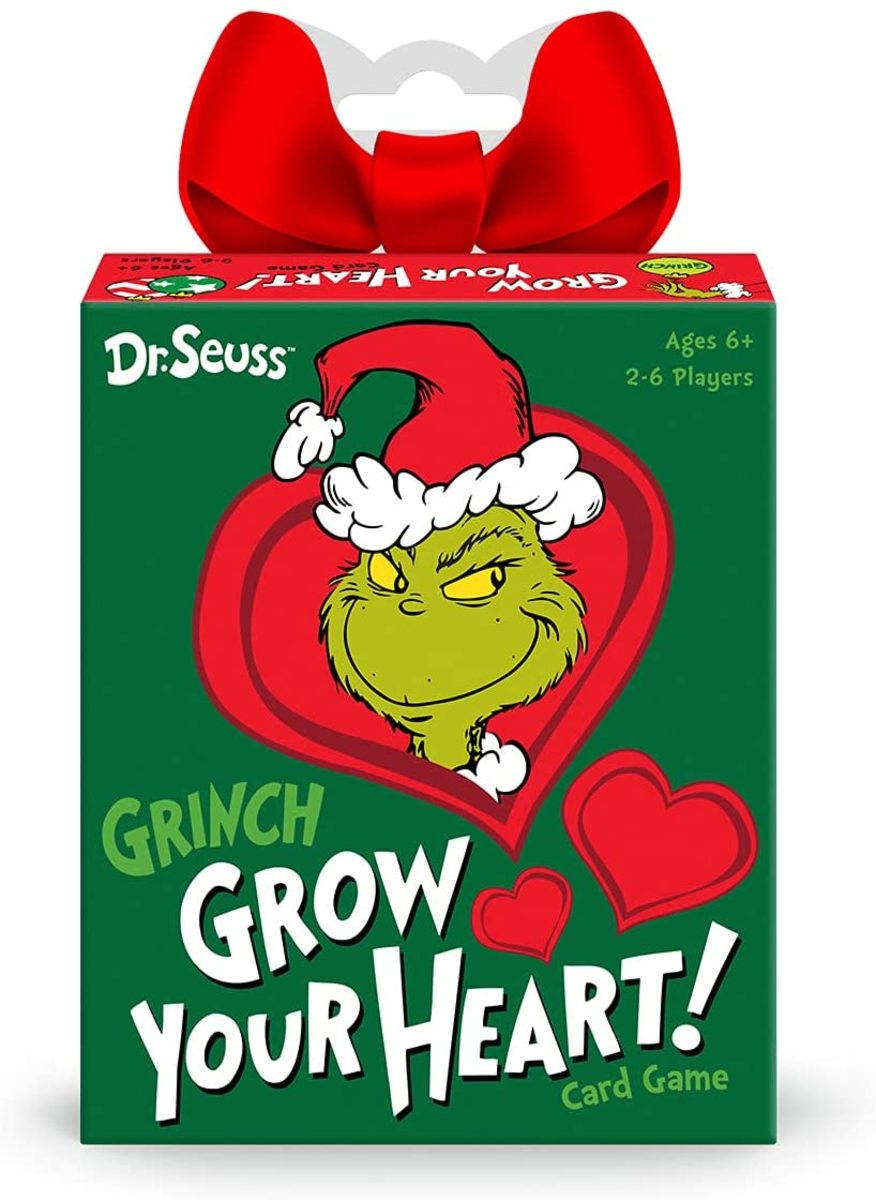 Grinch Christmas Game, Grow Your Heart Card Game