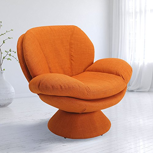 Mac Motion Orange Reading Chair For Small Spaces