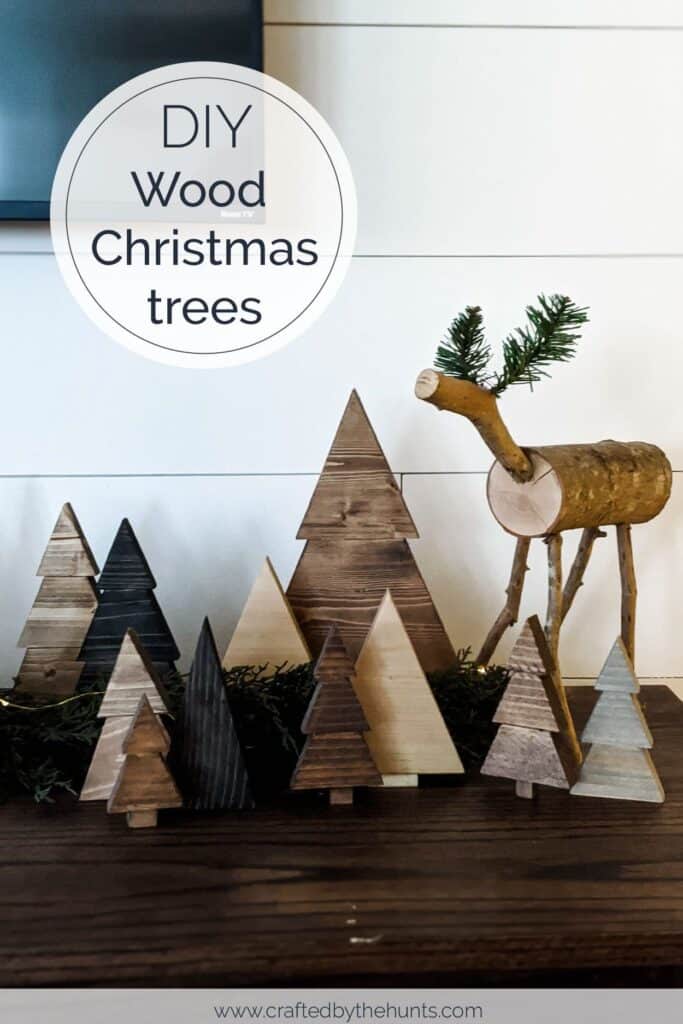 DIY Wood Christmas Trees