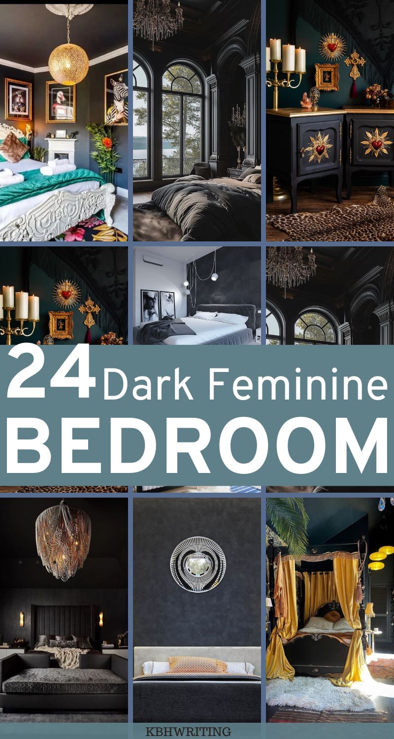 Dark Feminine Bedroom