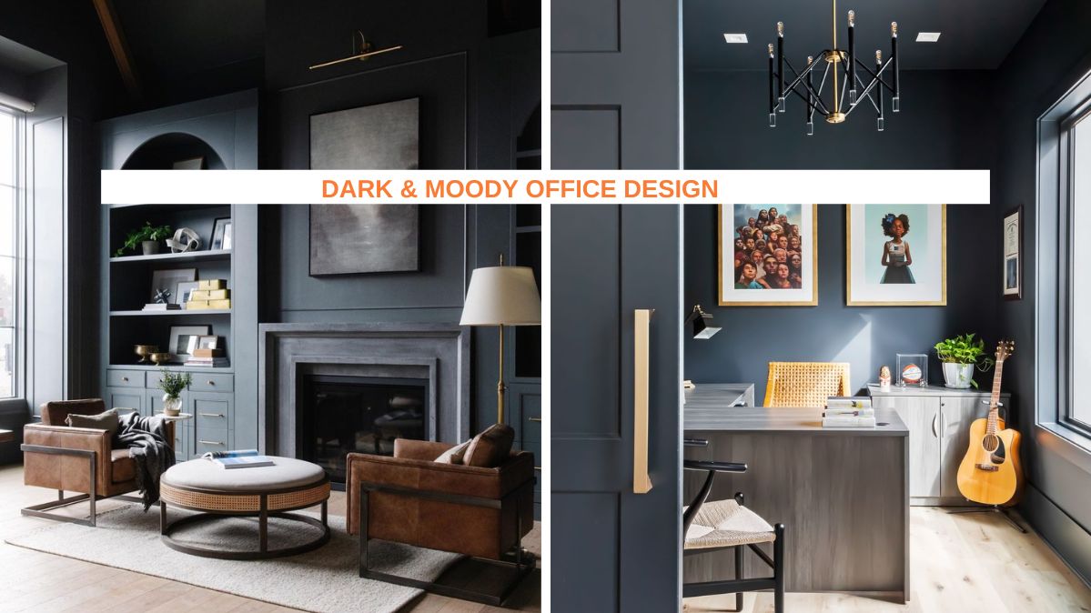 Dark & Moody Office Design