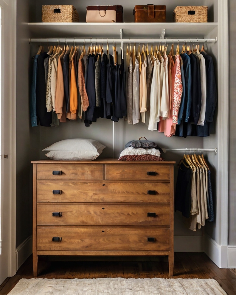 10 Tiny DIY Walk-In Closets On a Budget