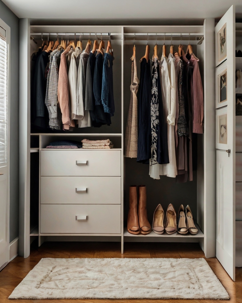 10 Tiny DIY Walk-In Closets On a Budget