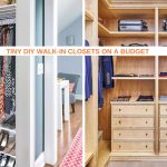 10 Tiny DIY Walk-In Closets On a Budget