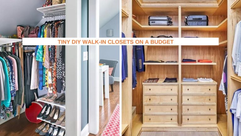 Tiny DIY Walk-In Closets On a Budget