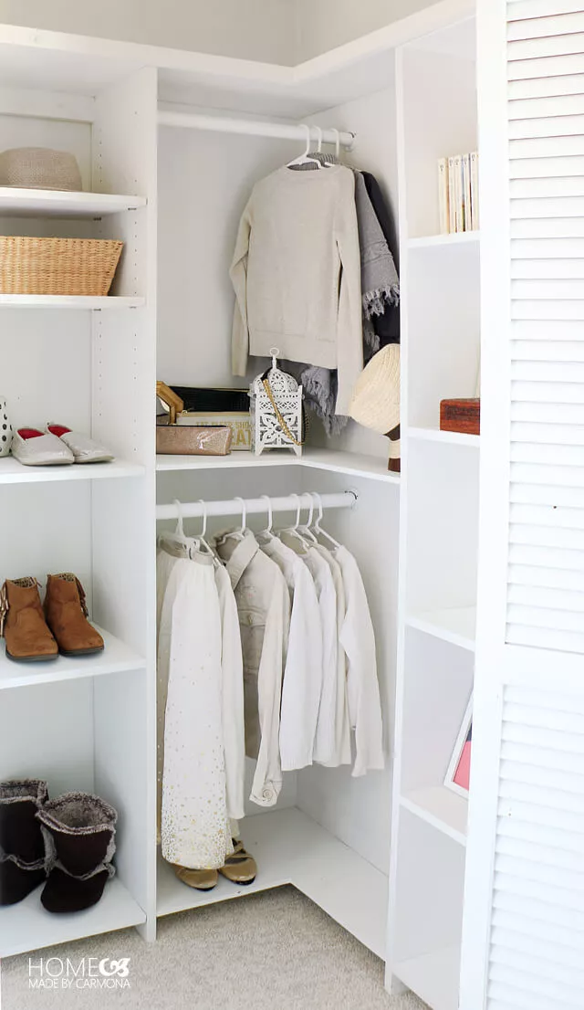 DIY Custom Closet Shelves