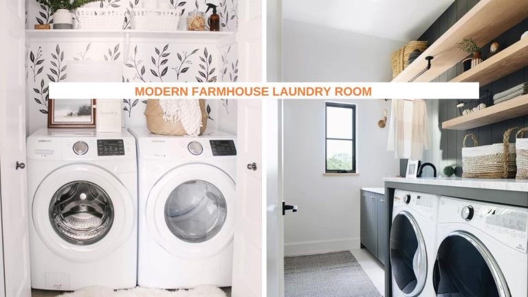 20 Modern Farmhouse Laundry Room Ideas