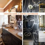 20 Vintage Dark & Moody Bathroom Inspirations