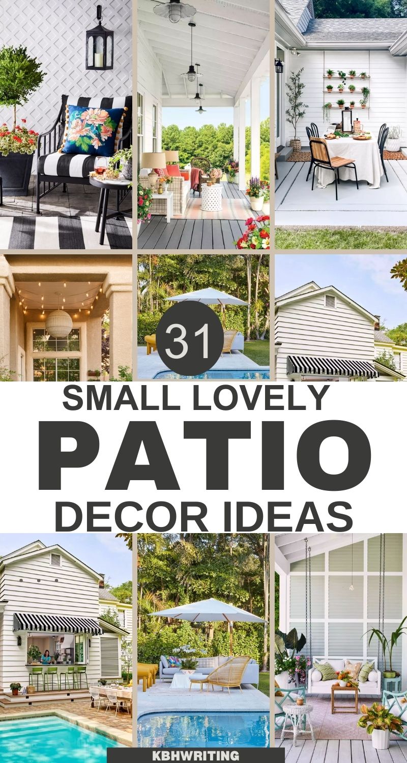 31 Lovely Small Patio Decorating Ideas On a Budget