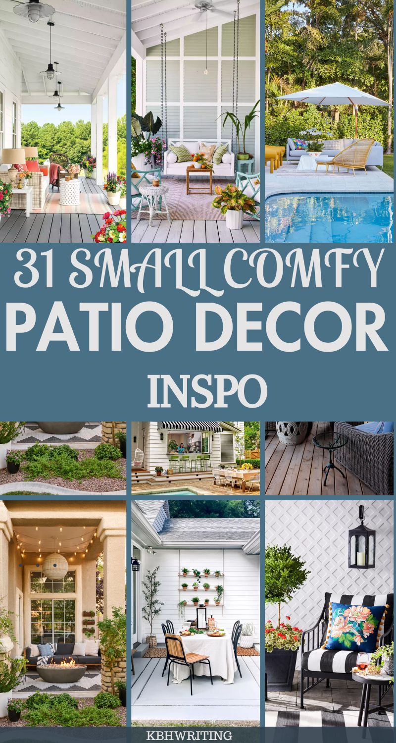 31 Lovely Small Patio Decorating Ideas On a Budget