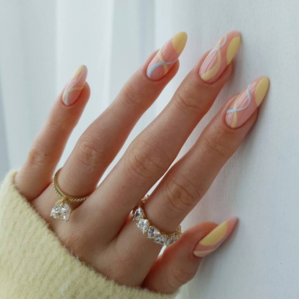 25 Multi-Colored Pastel Nail Design Ideas