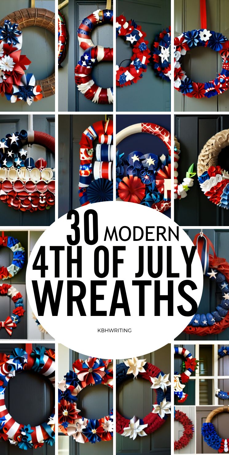 Get ready to celebrate Independence Day in style with these inspiring 4th of July Wreaths ideas!