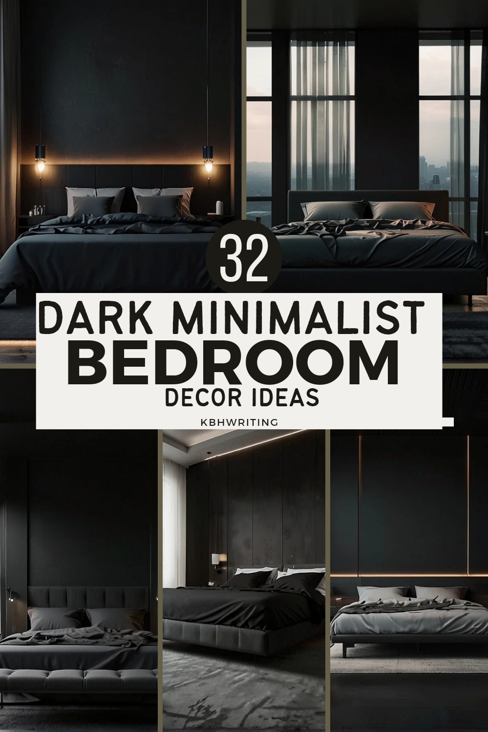 32 Marvelous Dark Minimalist Bedroom Ideas