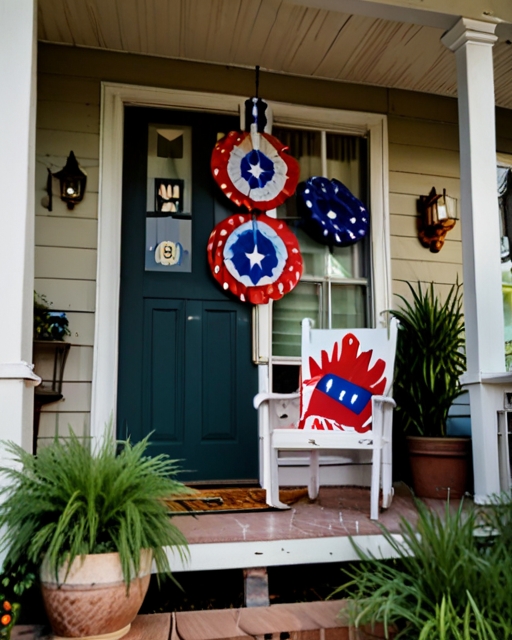 50 Cute 4th of July Front Porch Ideas