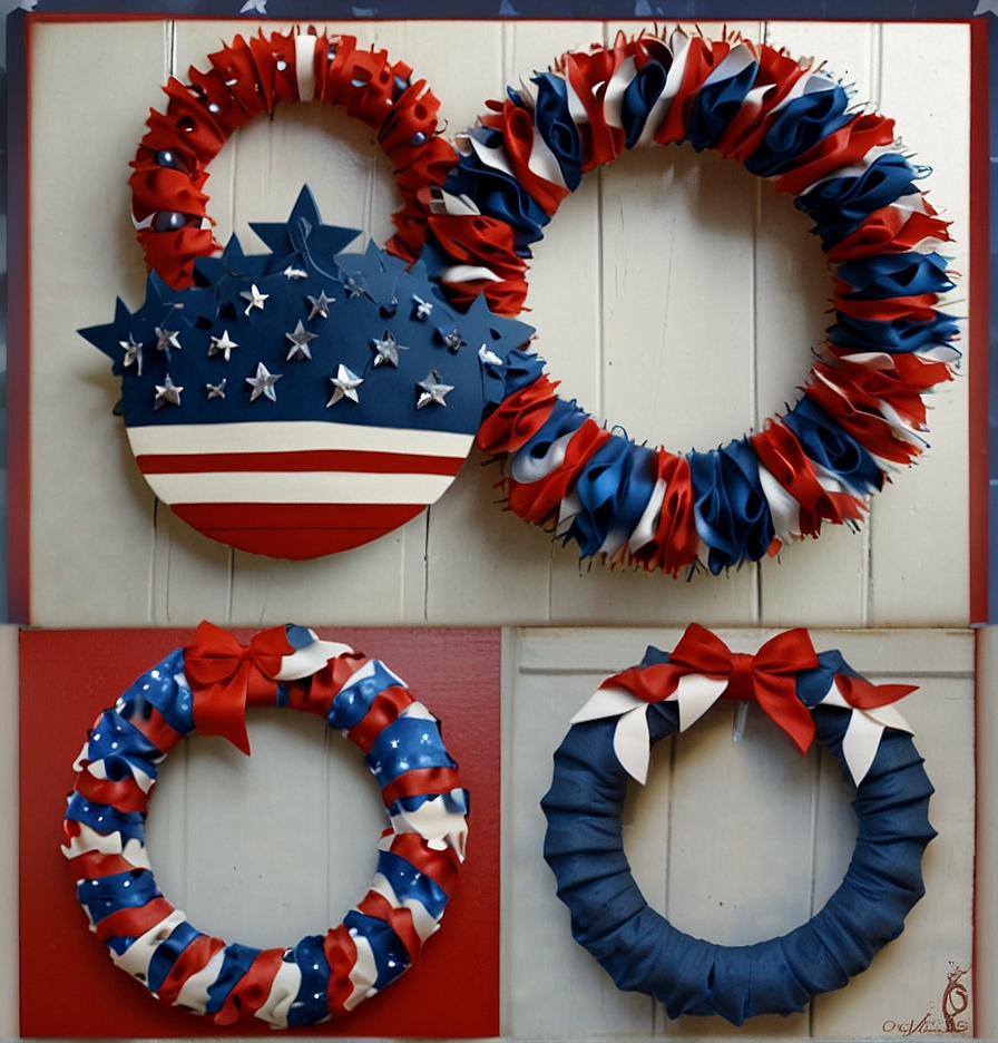 40 Colorful 4th Of July Wreaths Ideas