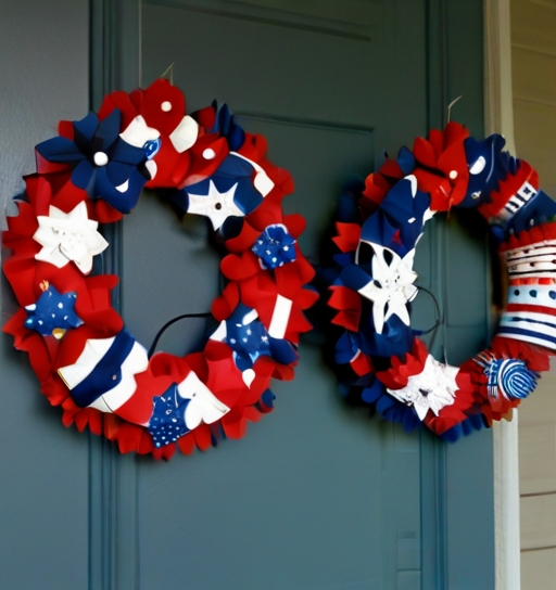 40 Colorful 4th Of July Wreaths Ideas