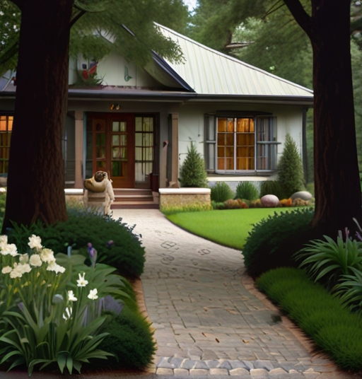 40 Modern Driveway Entry Landscaping Ideas