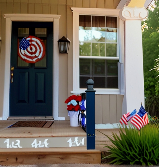50 Cute 4th of July Front Porch Ideas