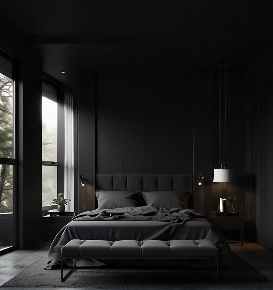 32 Marvelous Dark Minimalist Bedroom Ideas