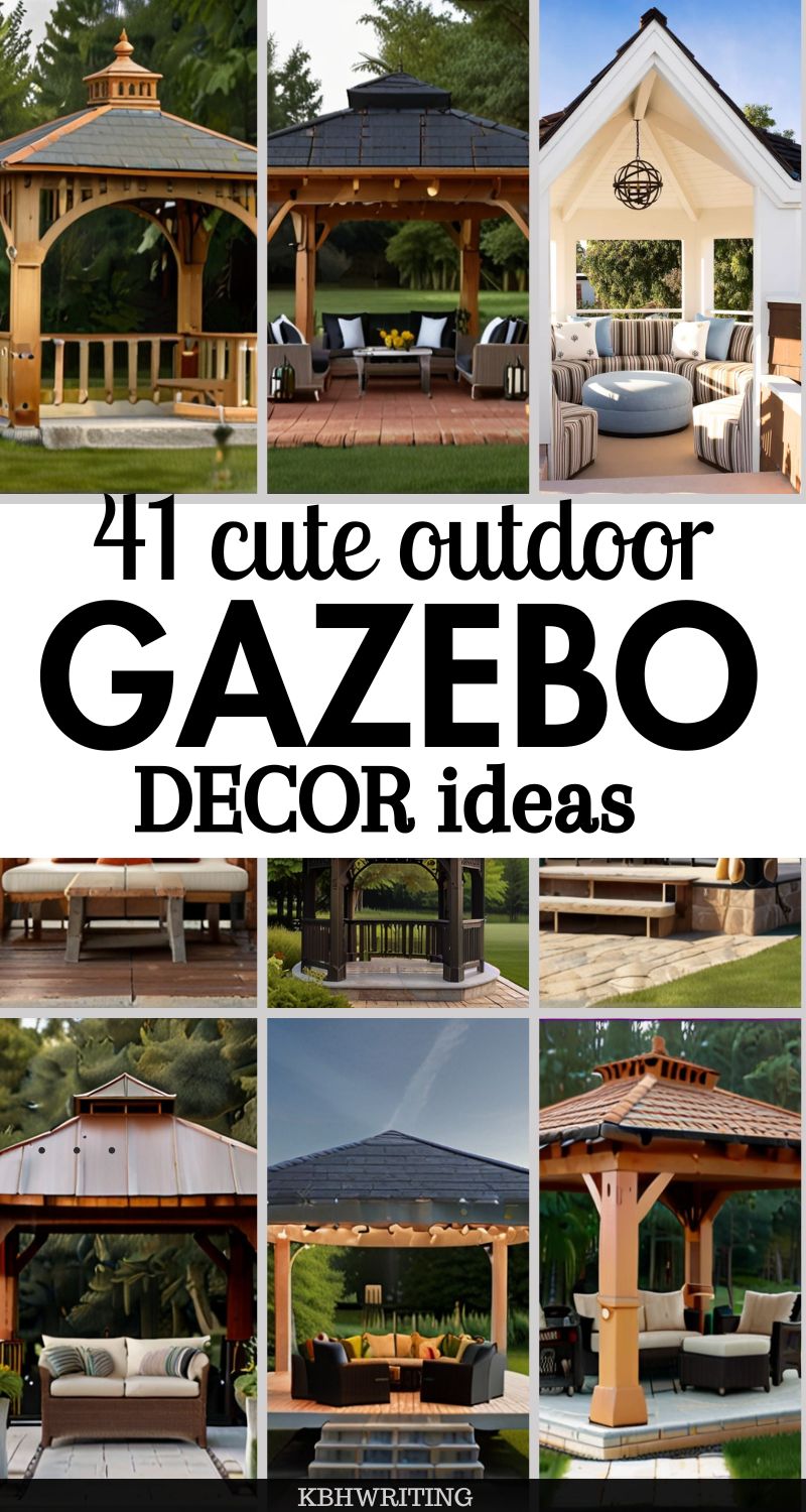 Outdoor 
Gazebo Ideas