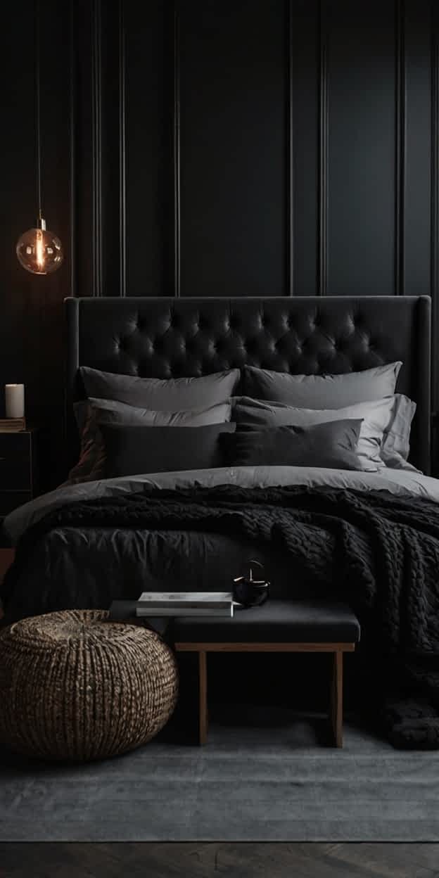 32 Marvelous Dark Minimalist Bedroom Ideas