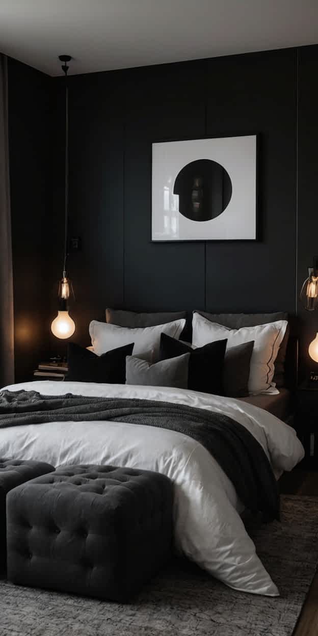 32 Marvelous Dark Minimalist Bedroom Ideas