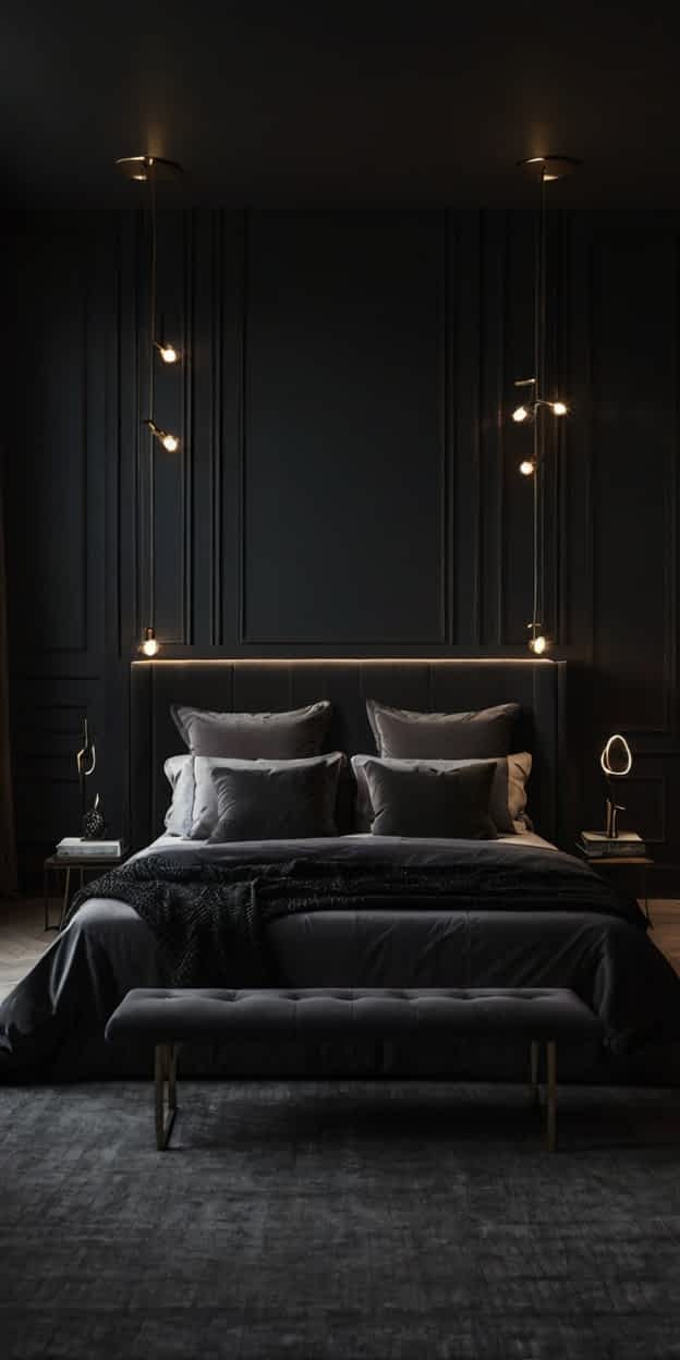 32 Marvelous Dark Minimalist Bedroom Ideas