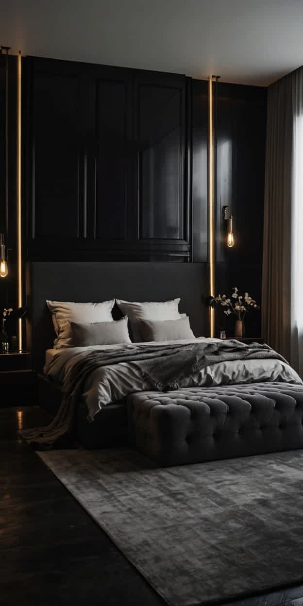 32 Marvelous Dark Minimalist Bedroom Ideas