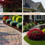 40 Modern Driveway Entry Landscaping Ideas