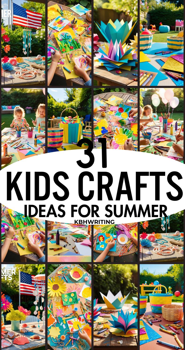 30 Easy Summer Crafts For Kids