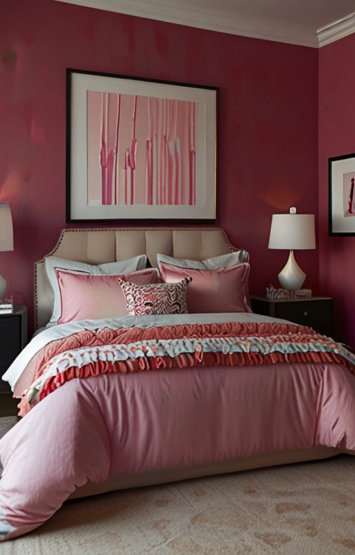 113+ Beautiful Pink Bedroom Ideas