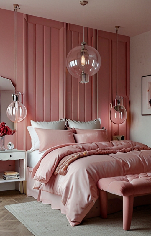 113+ Beautiful Pink Bedroom Ideas