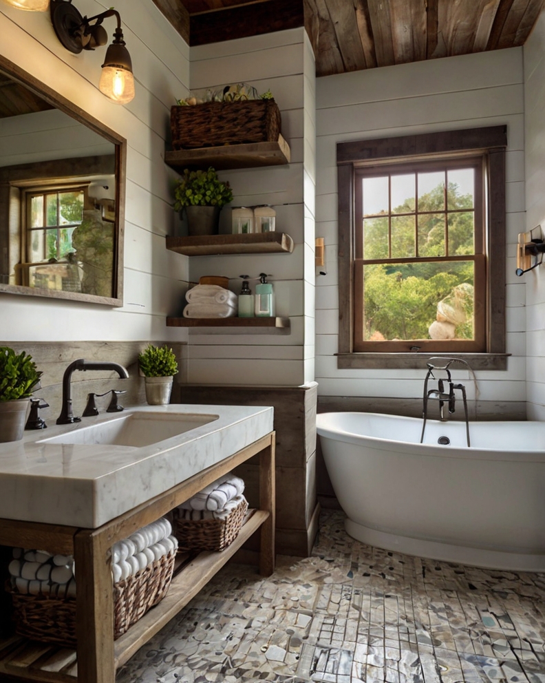 80 Timeless Farmhouse Bathroom Decor Ideas