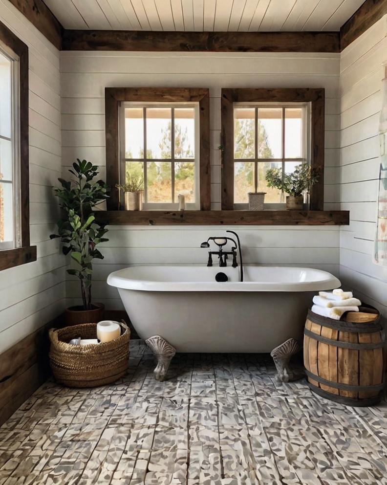 80 Timeless Farmhouse Bathroom Decor Ideas