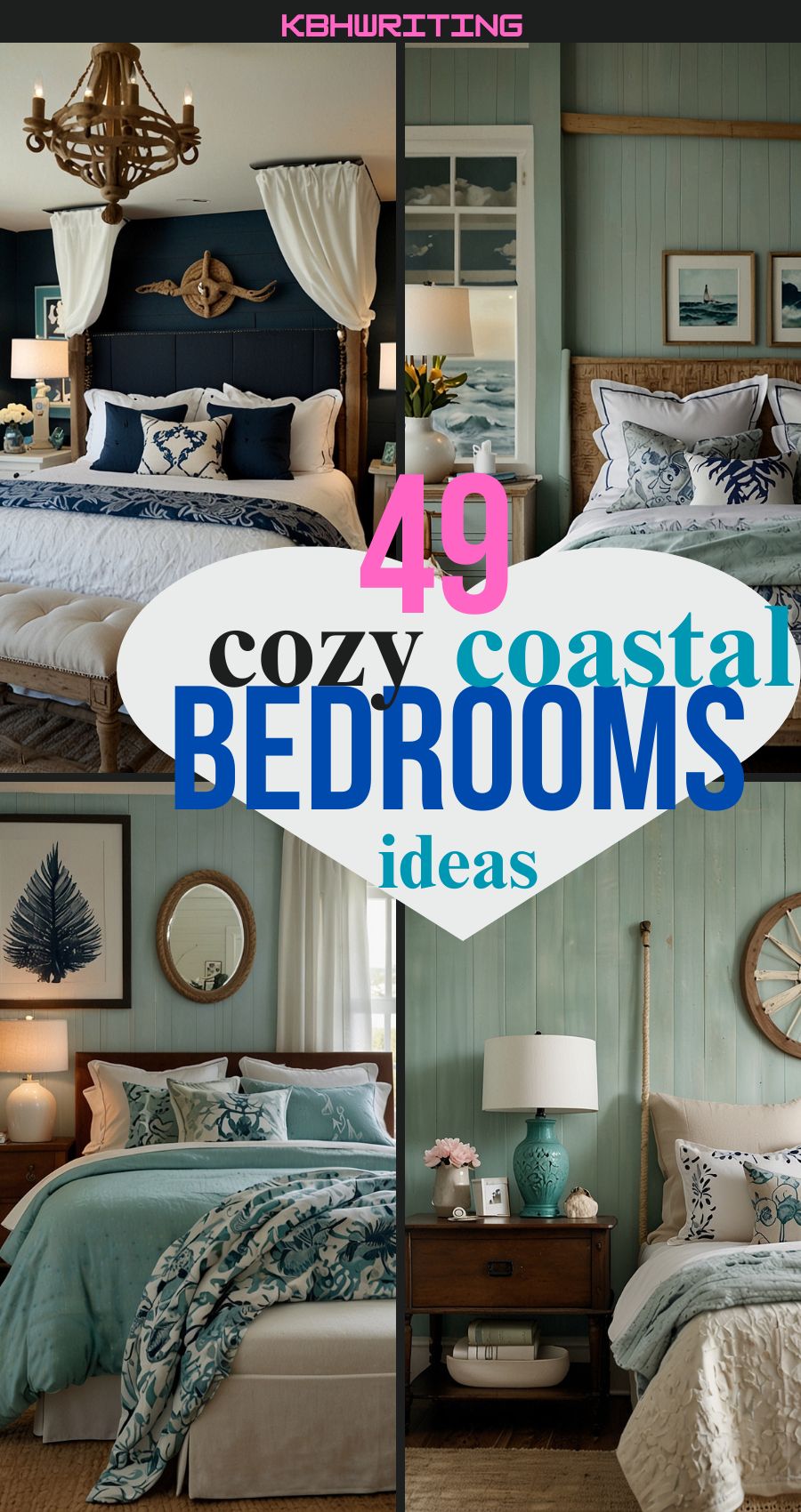 49 Cozy Coastal Bedroom Ideas