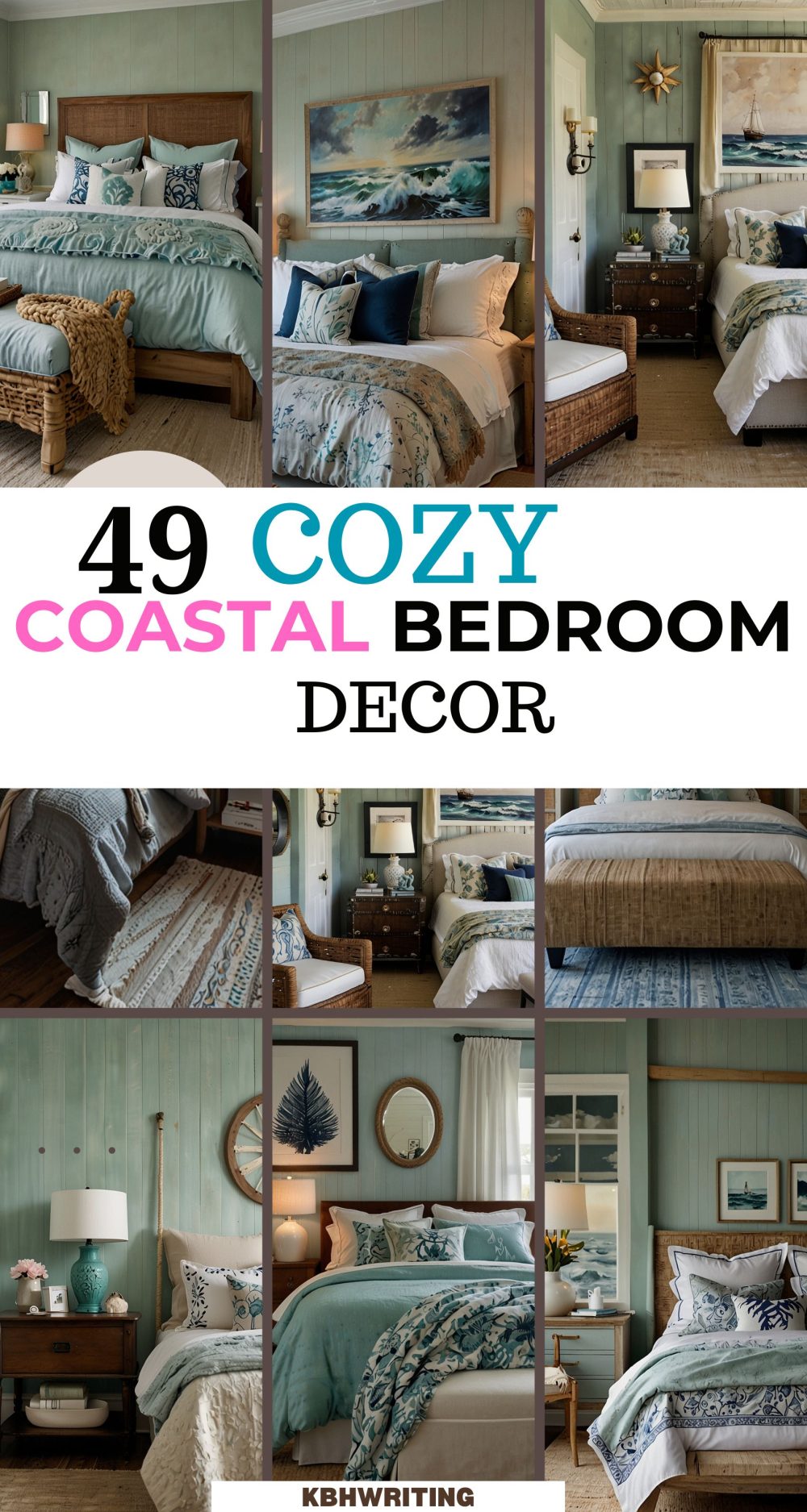 49 Cozy Coastal Bedroom Ideas