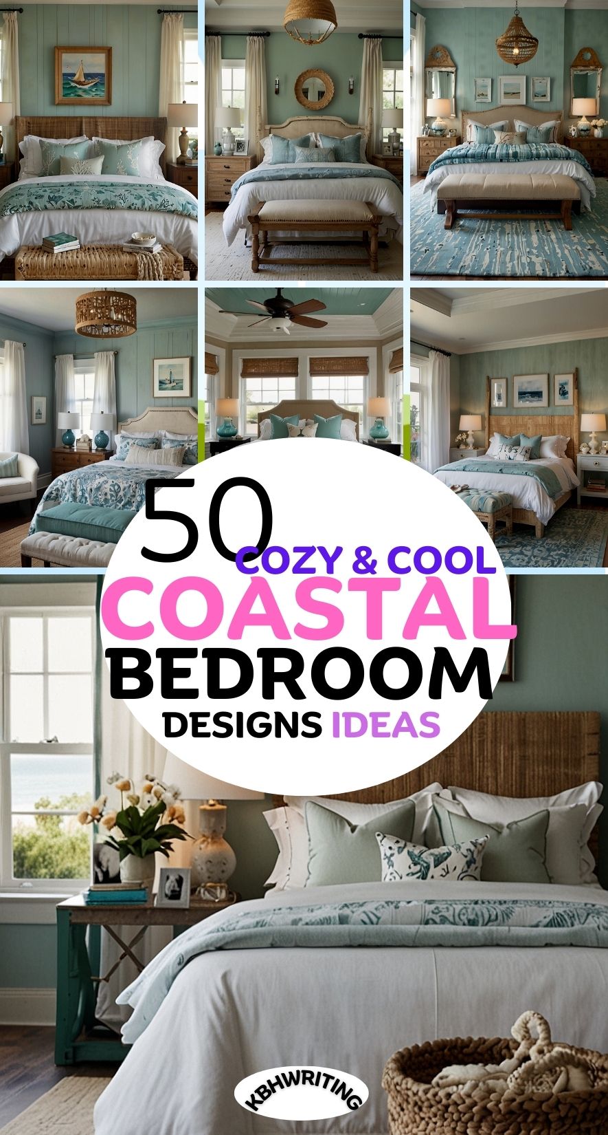 49 Cozy Coastal Bedroom Ideas