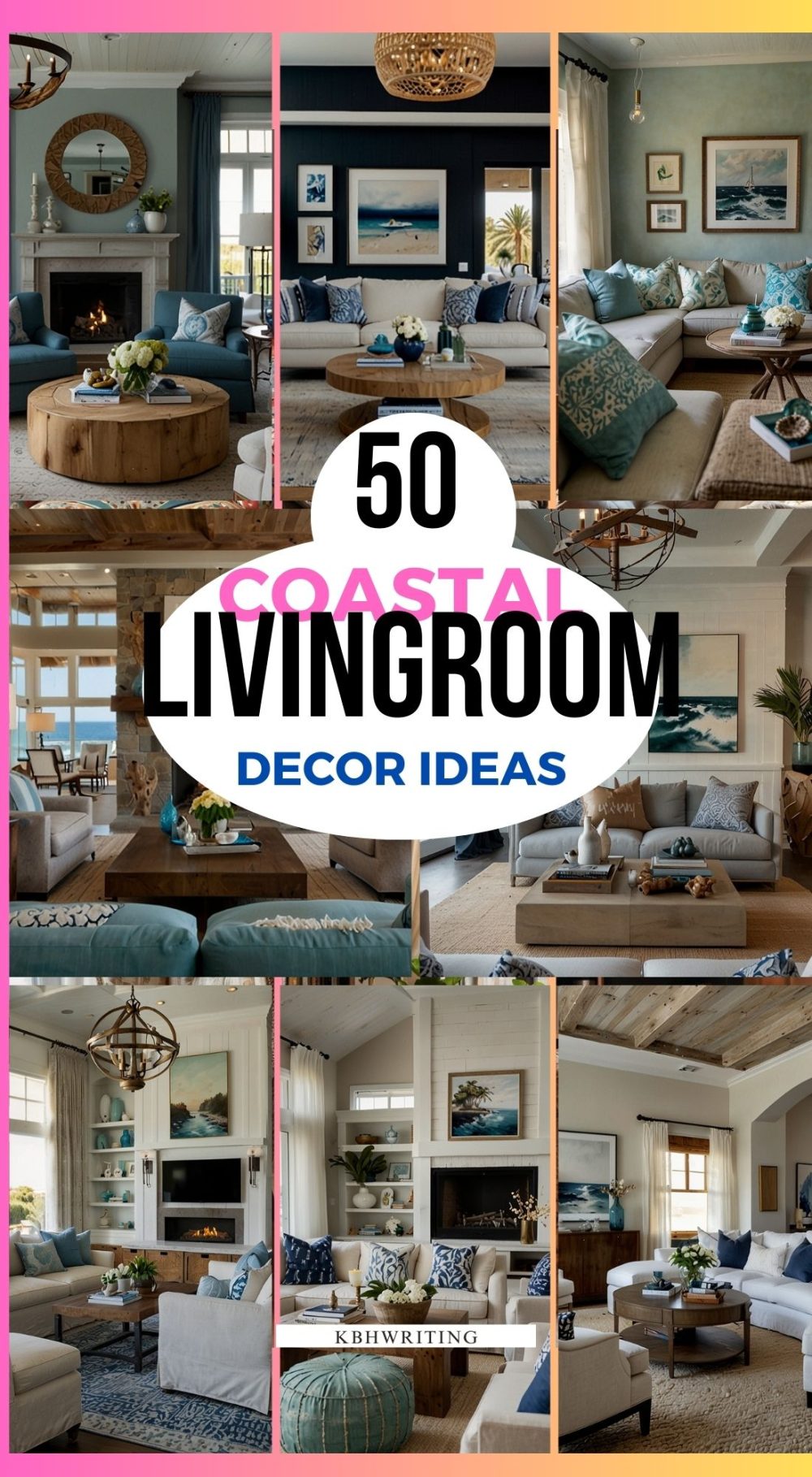 51 Coastal Living Room Ideas