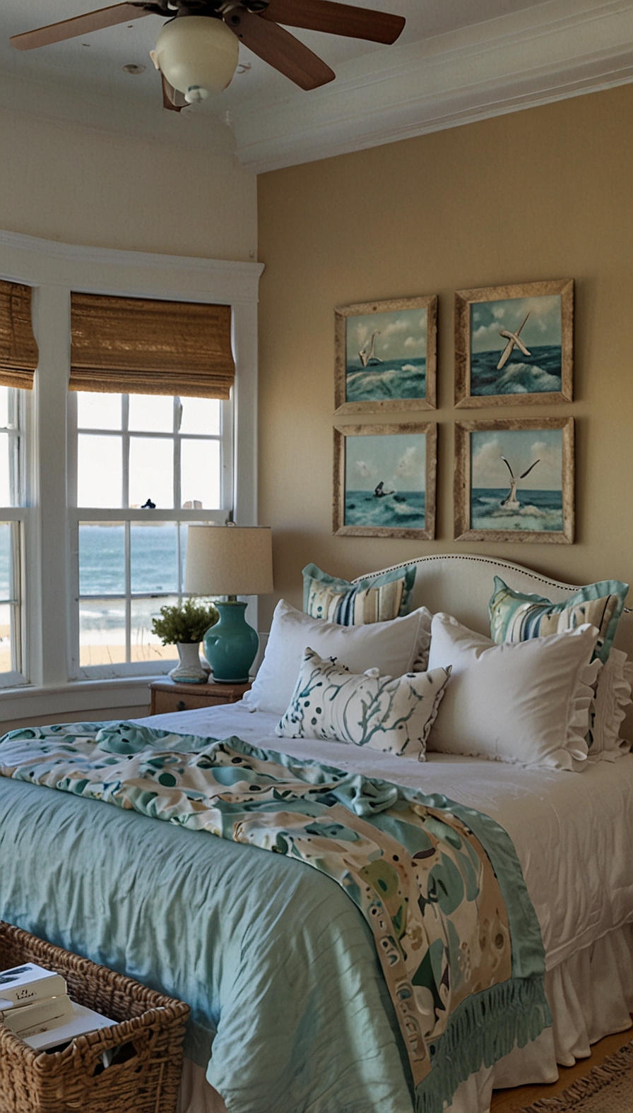 49 Cozy Coastal Bedroom Ideas