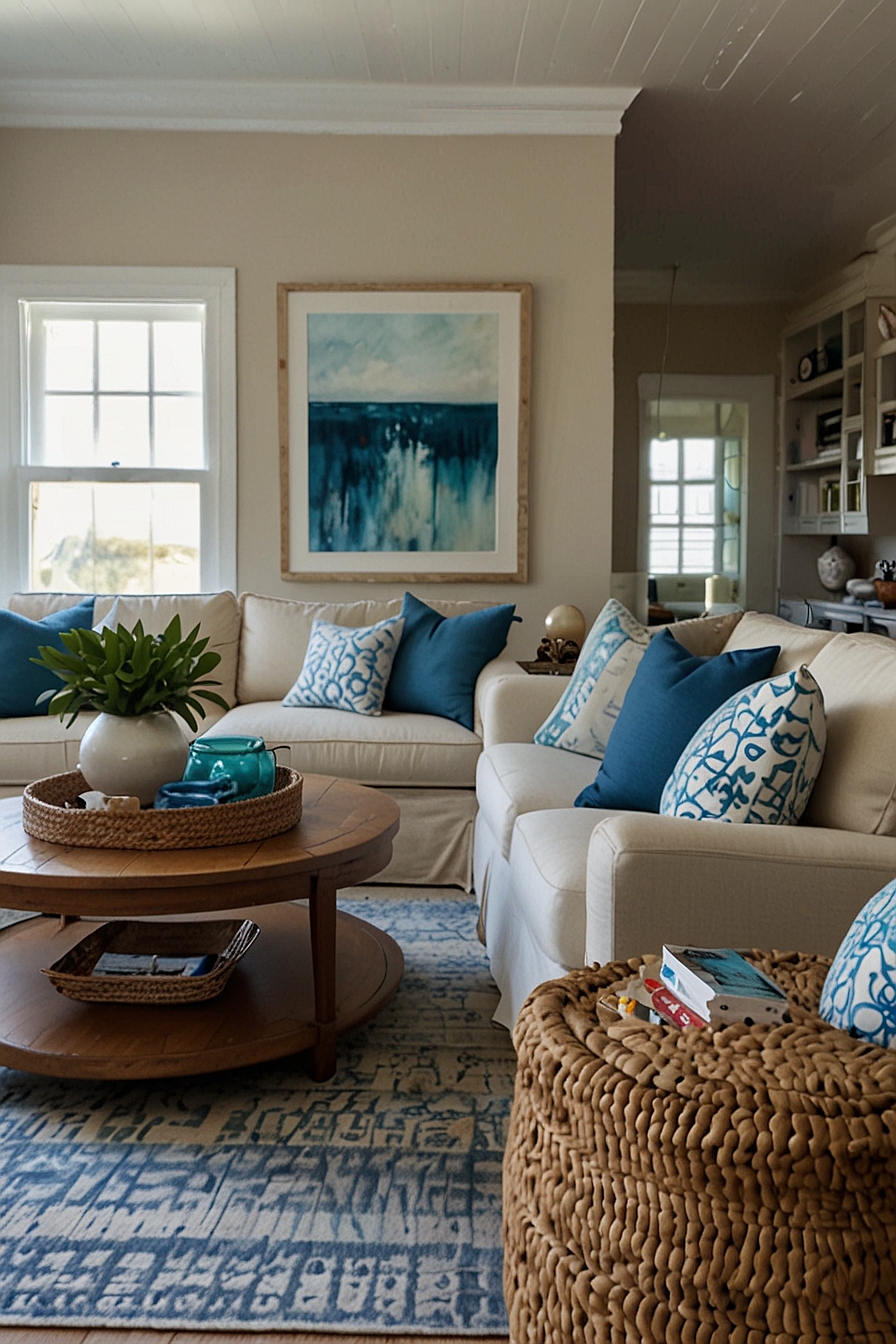 51 Coastal Living Room Ideas