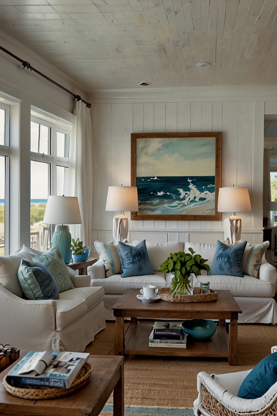 51 Coastal Living Room Ideas