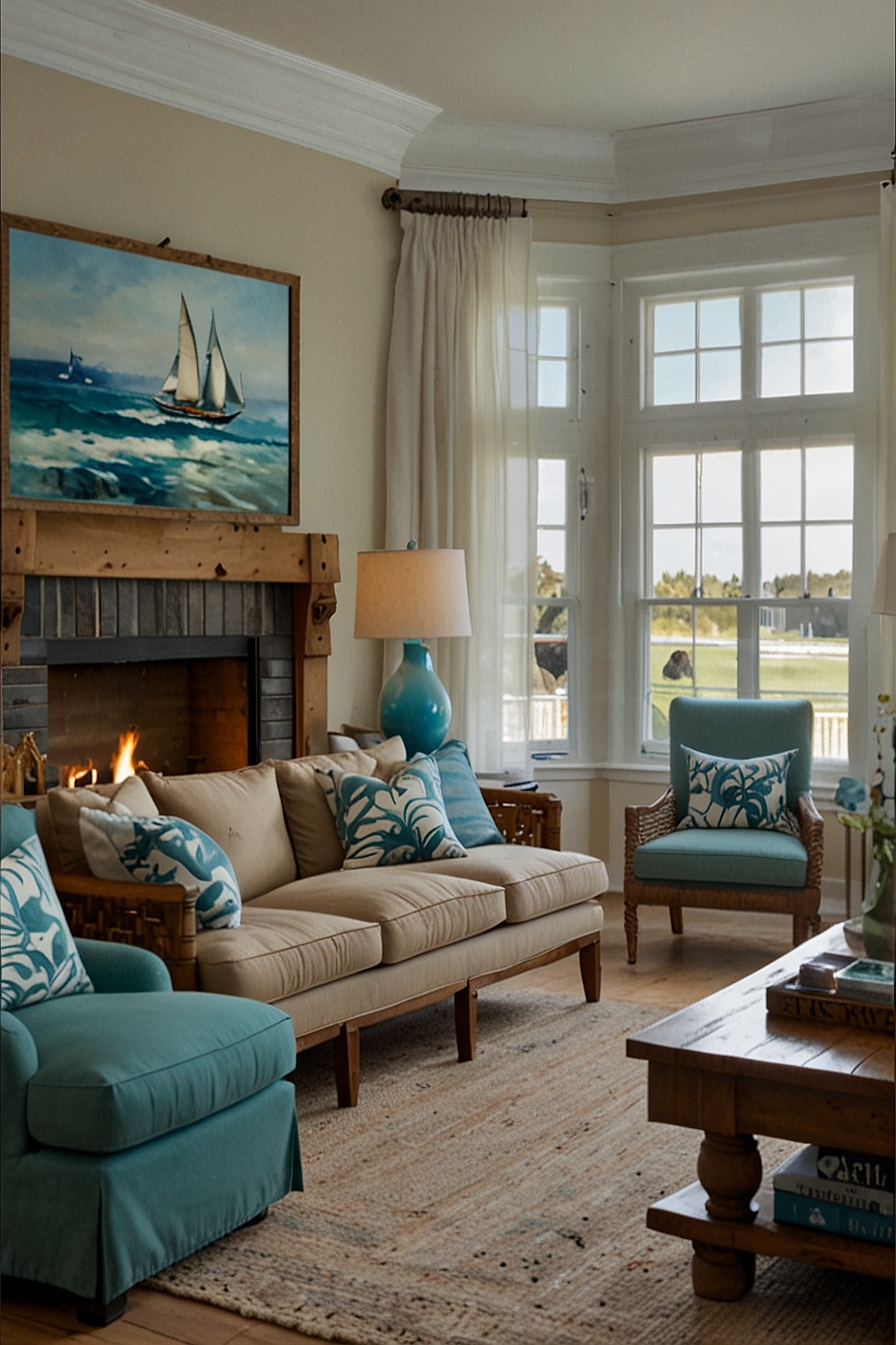 51 Coastal Living Room Ideas