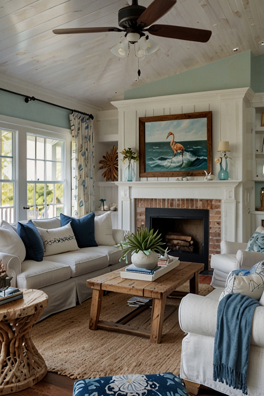 51 Coastal Living Room Ideas