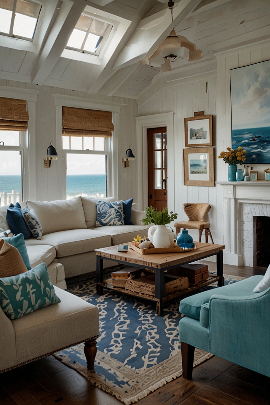 51 Coastal Living Room Ideas