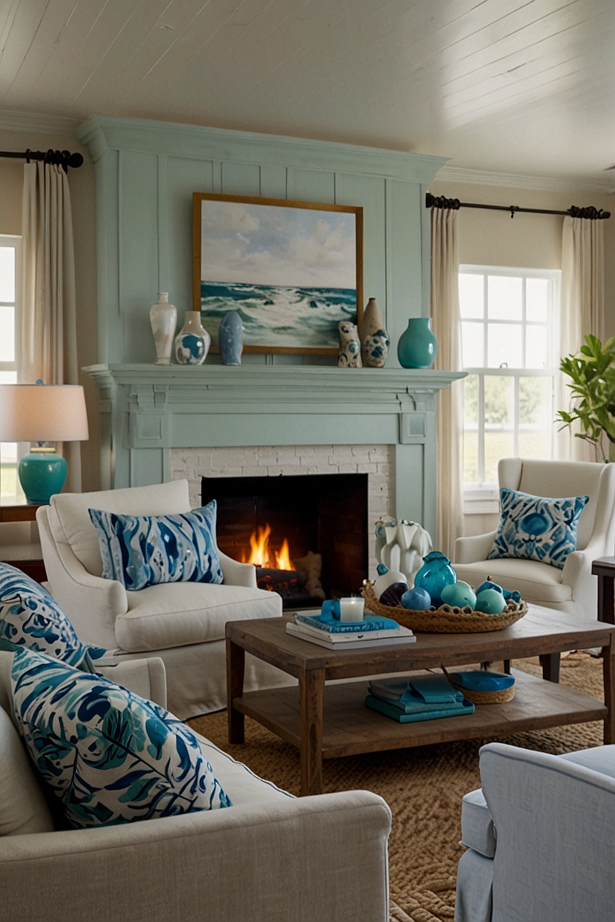 51 Coastal Living Room Ideas