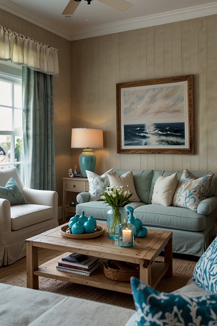 51 Coastal Living Room Ideas