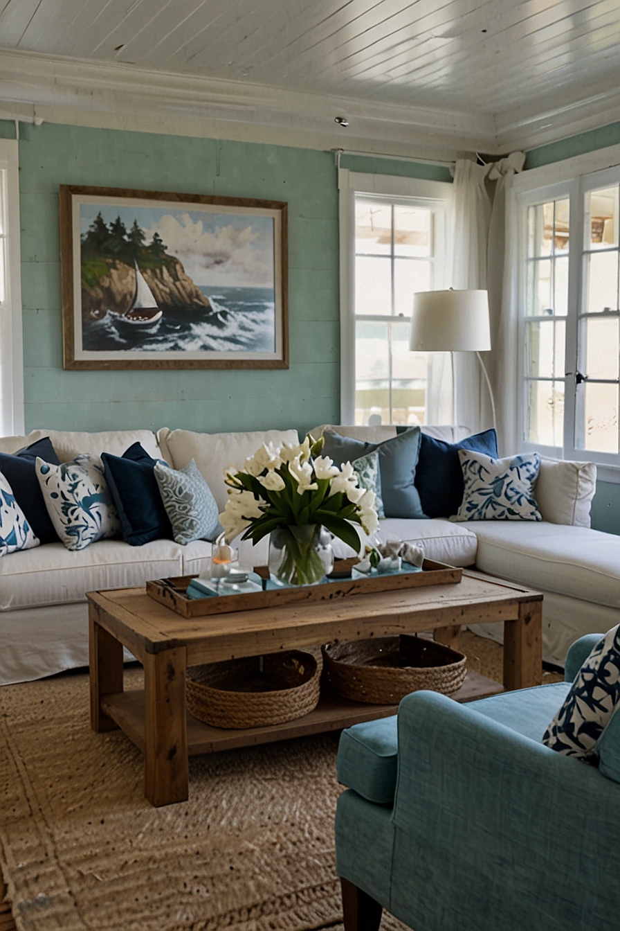 51 Coastal Living Room Ideas