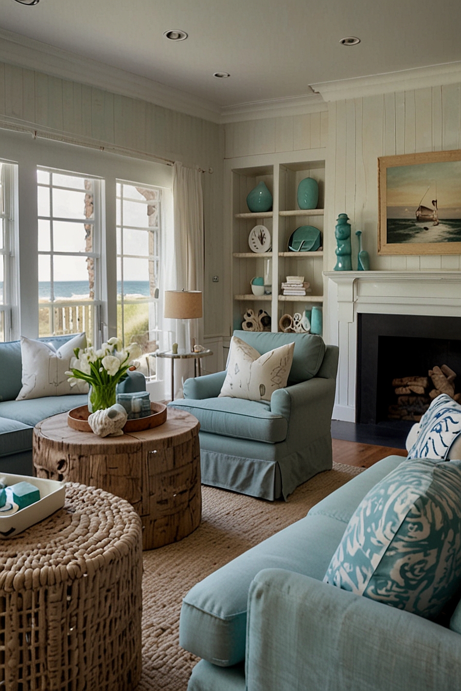 51 Coastal Living Room Ideas